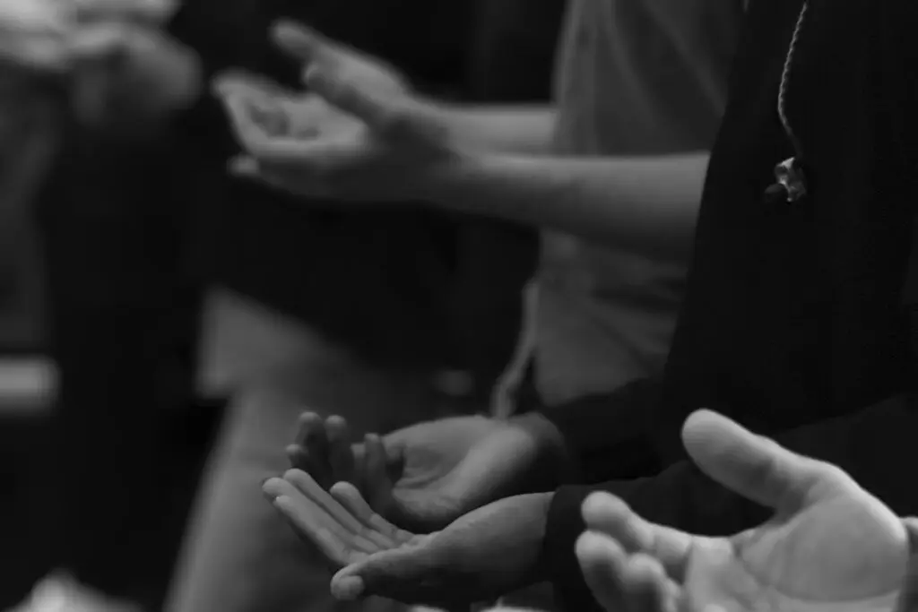 the church prays