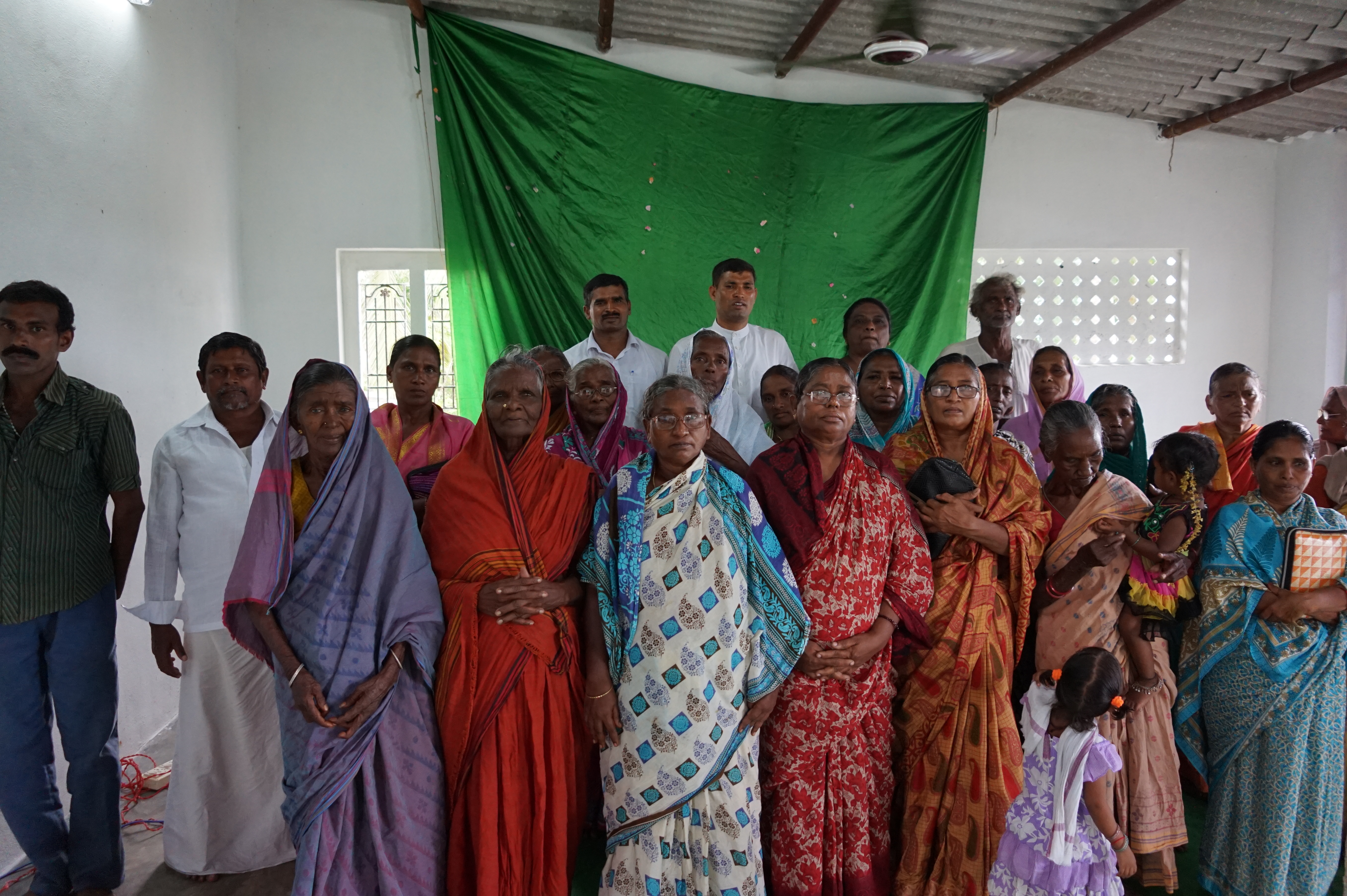 15 People Accept Jesus at First Good News Retreat Centre Meeting - S.T.Colony, Nandiwada, India