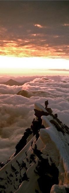 Above the clouds on Grossglockner ~ Austrian Alps