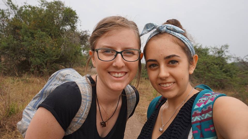 Amy and Rebecca went boldly into the wild of Africa!