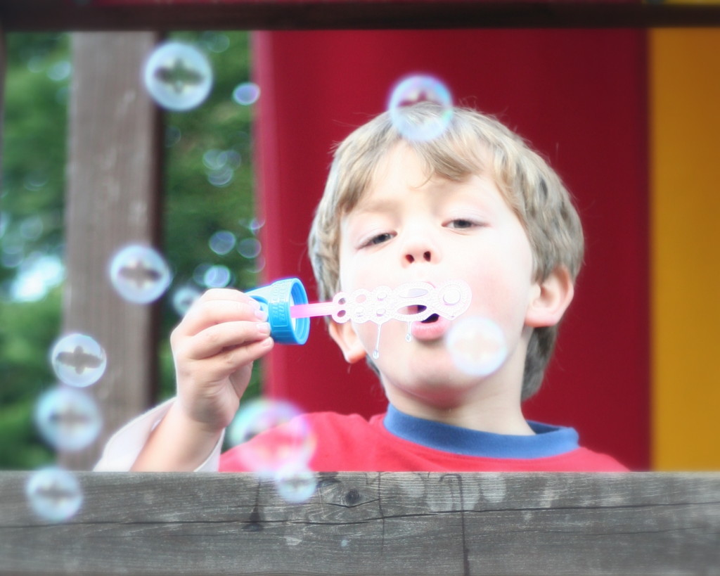 Blowing bubbles