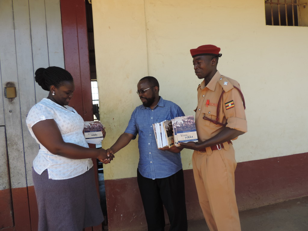 Daphine receives the books for prison