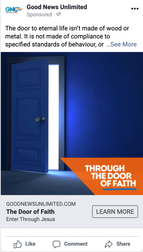 the door of faith Door of faith FB preview