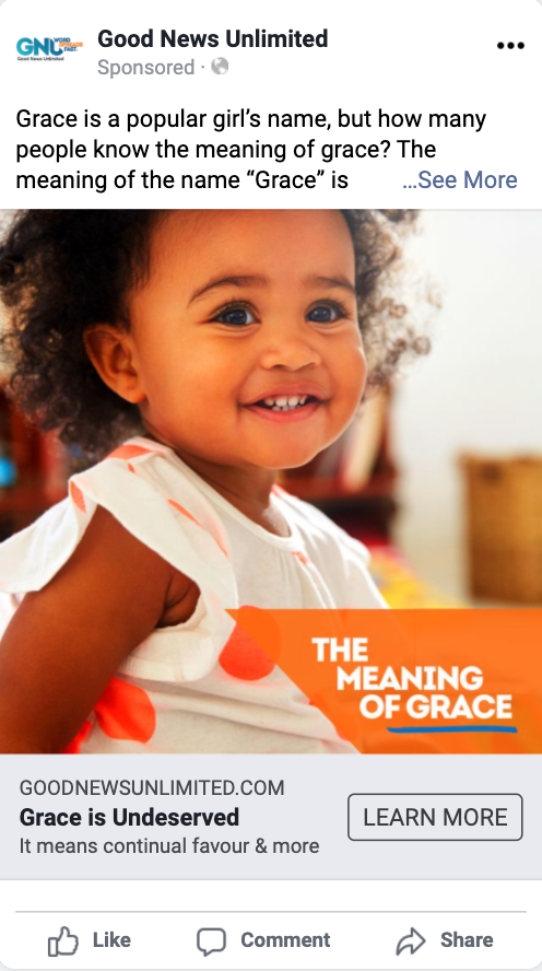 meaning of grace Grace Meaning FB preview