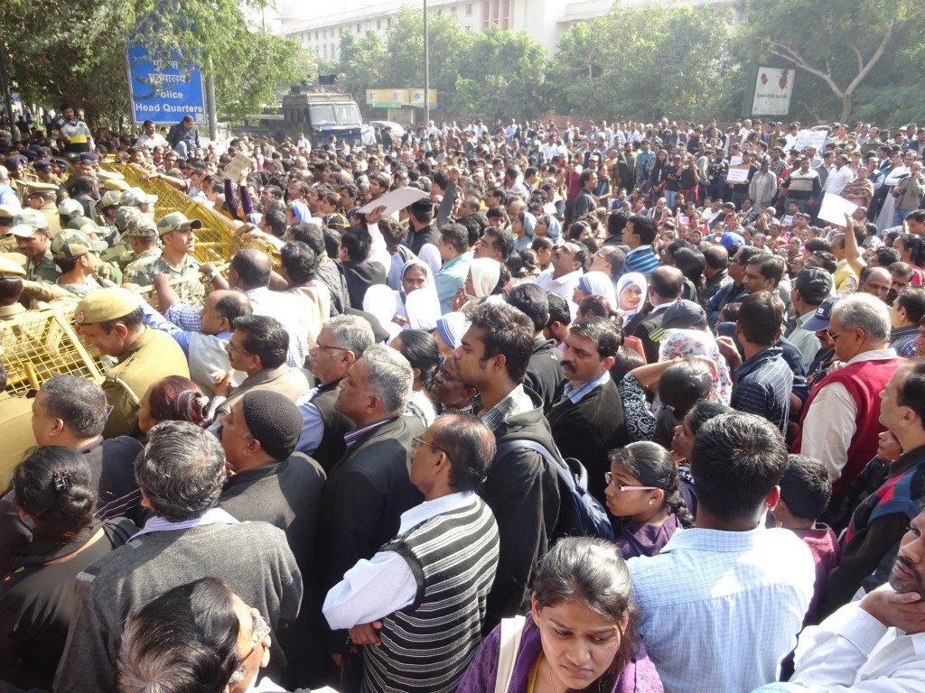 India_Christian protest of church attack in Delhi