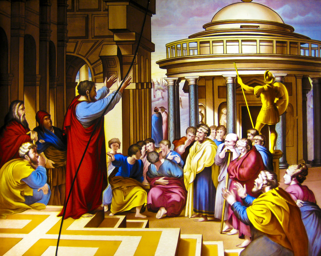 Paul Preaching Areopagus