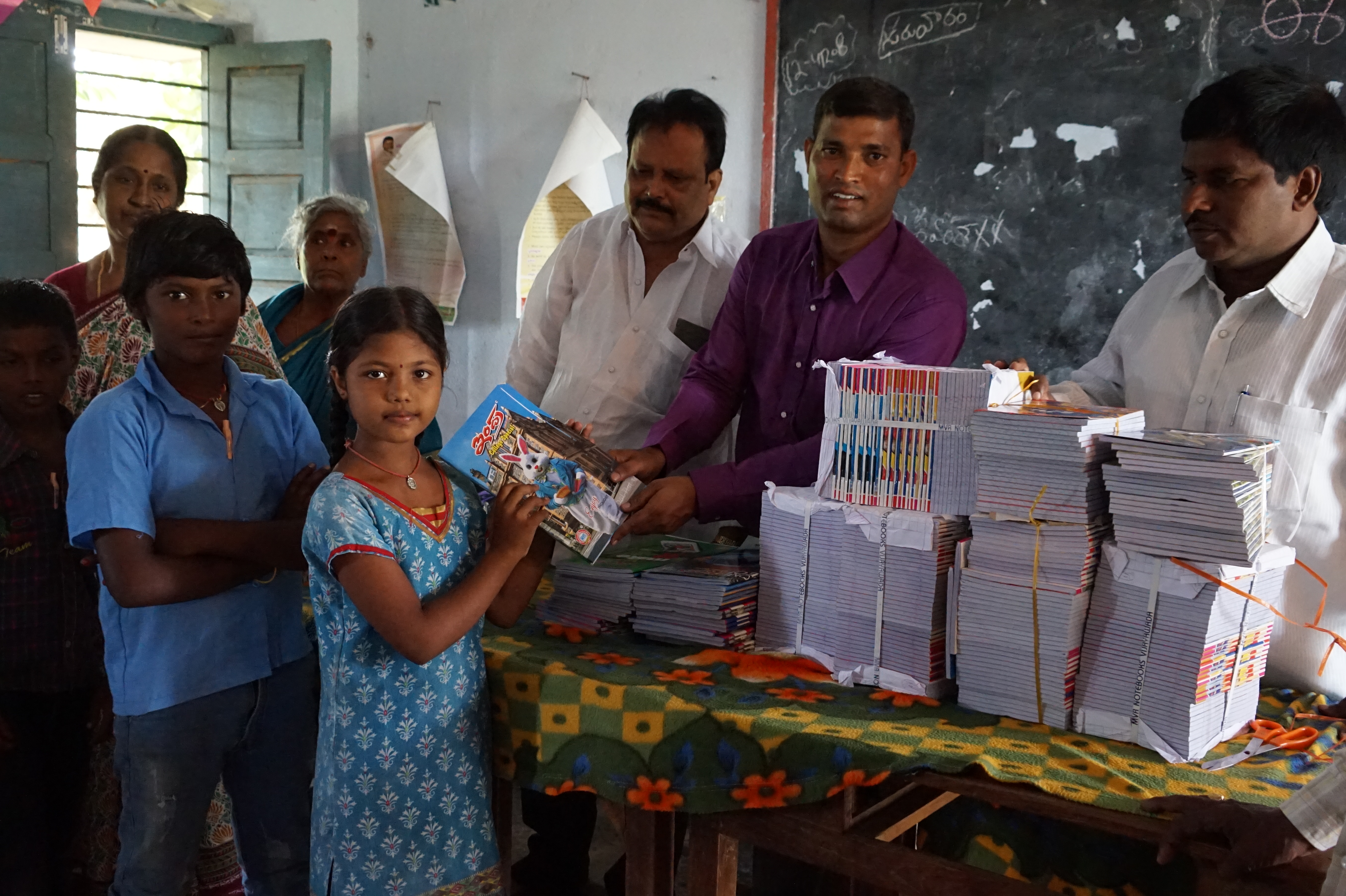 Sharing School Supplies, Sharing God’s Love - Kalvapudi Angraharam, India