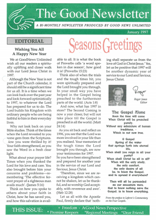newsletter january 1997