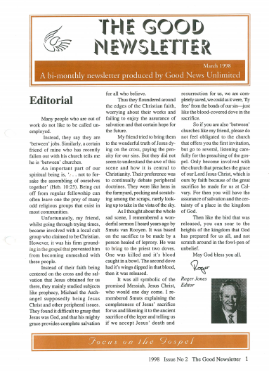newsletter march 1998