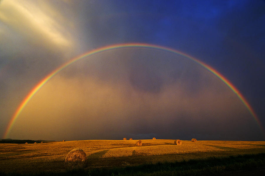 rainbow-and-hay-bales-after-a-storm-mike-grandmailson