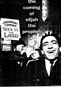 the coming of elijah the prophet